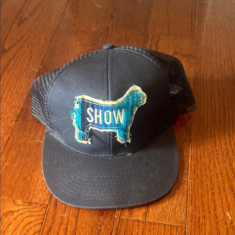 Blue Trucker Hat with Blue Show Patch